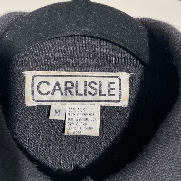 Carlisle Sequin Cashmere /Silk Polo Shirt - Picture 14 of 16